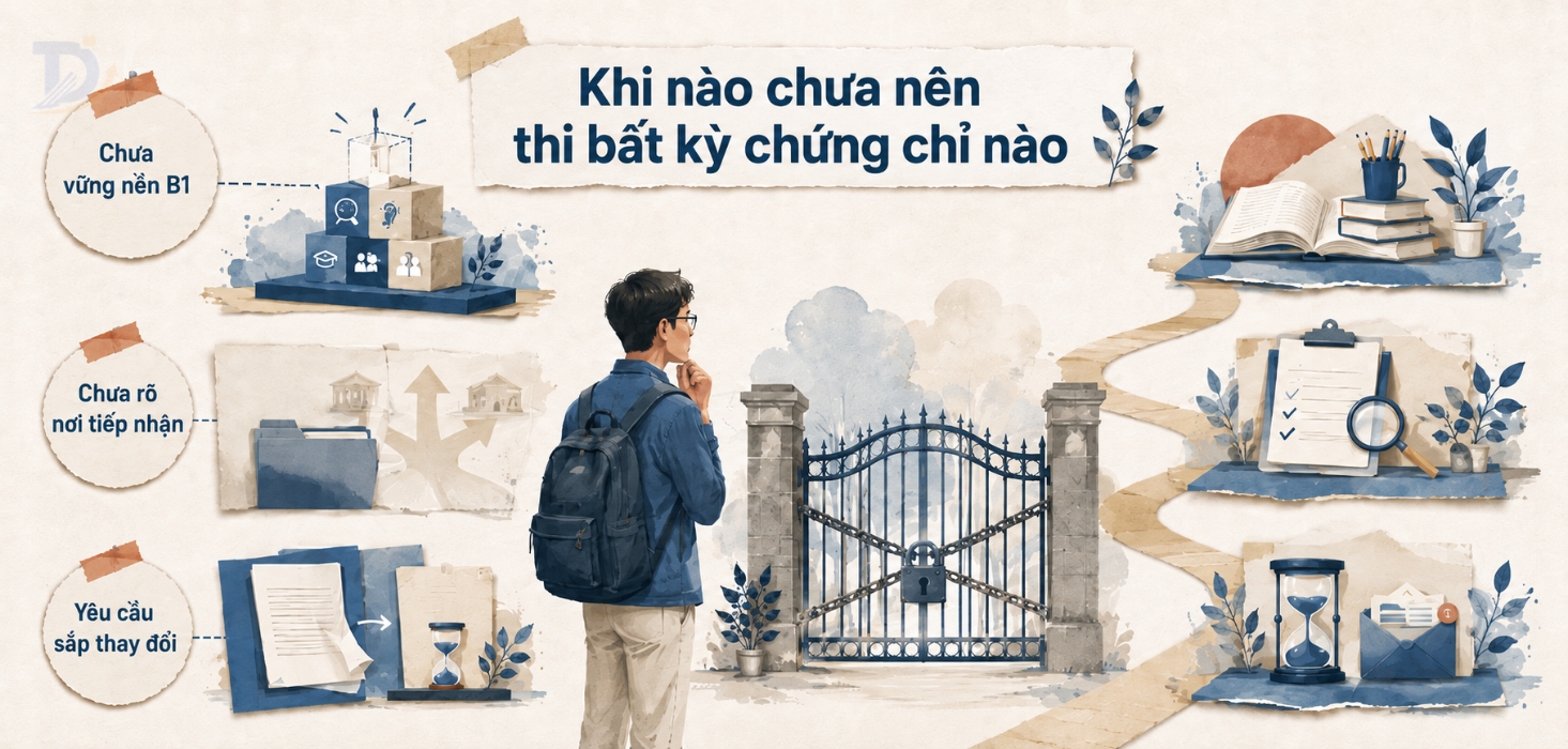 Khi nào chưa nên thi bất kỳ chứng chỉ nào