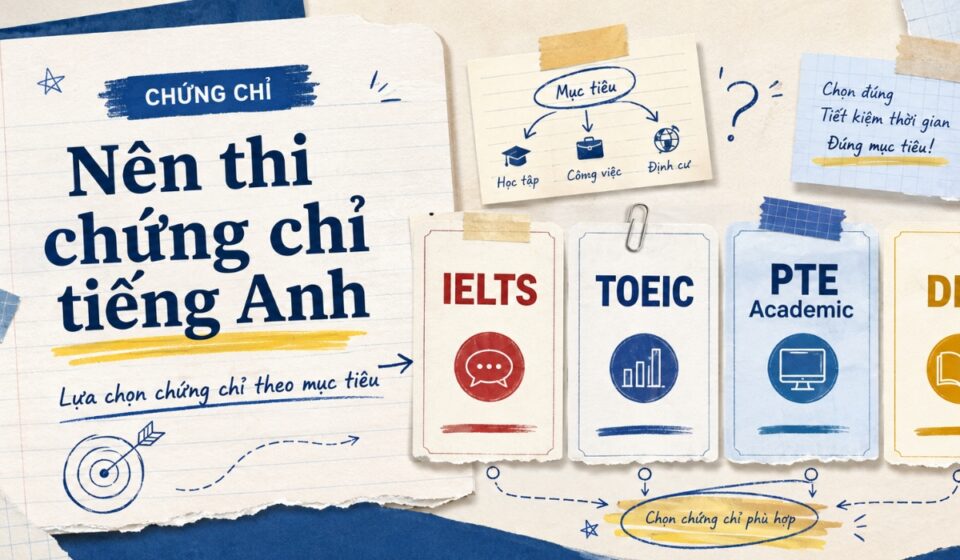 Nên thi chứng chỉ tiếng Anh nào