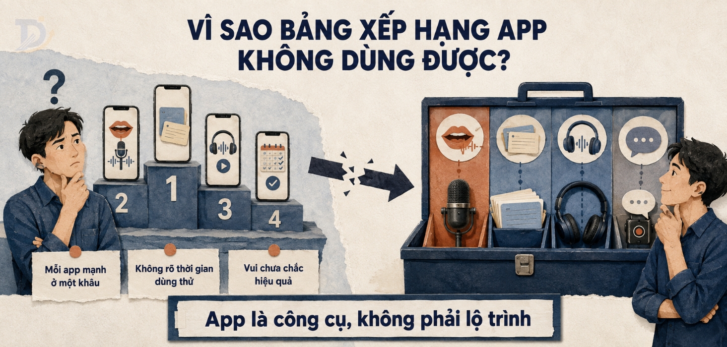Vì sao bảng xếp hạng app không dùng được
